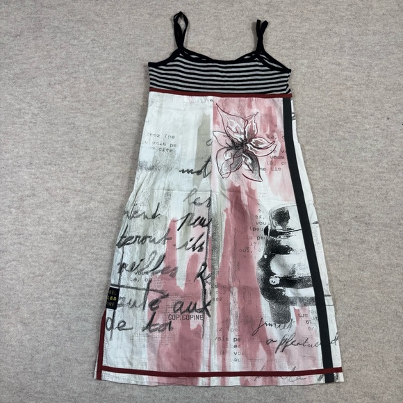 Cop.Copine Black and White Graphic Midi Dress - Picture 3 of 6